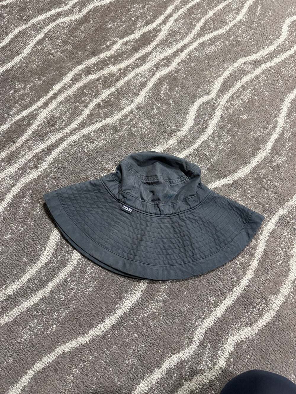 Patagonia Sun Hat Women's L Dark Gray Organic Cotton